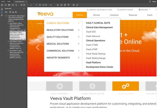 Veeva Web2PDF